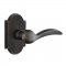 Emtek EM7108D Durango Lever on #1 Rosette Medium Bronze