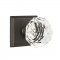 Emtek EM7111CK Diamond Crystal Knob on #6 Rosette Medium Bronze