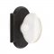 Emtek EM7108HT Crystal Hampton Knob on #1 Rosette Medium Bronze