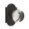 Emtek EM7108PC Providence Crystal Knob on #1 Rosette Medium Bronze