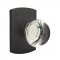 Emtek EM7100PC Providence Crystal Knob on #4 Rosette Medium Bronze