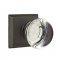 Emtek EM7111PC Providence Crystal Knob on #6 Rosette Medium Bronze
