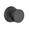 Emtek Round Knob, Sandcast Bronze Door Knob, #2 Rosette, Oil Rubbed Bronze Medium Bronze (MB)