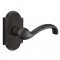 Emtek EM7108TT Teton Lever on #1 Rosette Medium Bronze