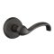 Emtek Montrose Lever, Sandcast Bronze Leverset, #2 Rosette, Oil Rubbed Bronze Medium Bronze (MB)