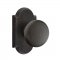 Emtek EM7108WC Sandcast Bronze Winchester Knob on #1 Rosette Medium Bronze