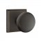 Emtek EM7111WC Sandcast Bronze Winchester Knob on #6 Rosette Medium Bronze