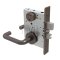 Schlage L Series, 03 Door Handle, Escutcheon, Non-Keyed, Oil Rubbed Bronze