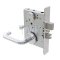 Schlage L Series, 03 Door Handle, Escutcheon, Non-Keyed, Bright Chrome Plated