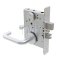 Schlage L Series, 03 Door Handle, Escutcheon, Non-Keyed, Satin Chrome Plated