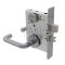 Schlage L Series, 03 Door Handle, Escutcheon, Non-Keyed, Bright Stainless Steel