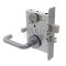 Schlage L Series, 03 Door Handle, Escutcheon, Non-Keyed, Satin Stainless Steel