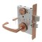Schlage L Series, M84 Door Handle, Escutcheon, Keyed, Double Cylinder, Deadbolt