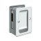 Deltana, Pocket Lock,  Sliding Door, HD Adjustable Receiver 3-1/4" X 2-1/4", Polished Chrome (US26) Finished