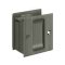 Deltana, Pocket Door Lock, Passage 2-1/2" X 2-3/4", Antique Nickel (US15A) Finished