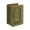 Deltana, Pocket Lock, HD Adjustable Passage, 3-1/4" X 2-1/4", Antique Brass (US5) Finished