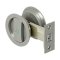 Deltana, Pocket Door Lock, Sliding Door, Round Privacy, 2-1/8", Satin Nickel (US15) Finished