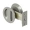 Deltana SDRP218 Round Passage Pocket Door Lock, Sliding Door, 2-1/8", Satin Nickel (US15) Finished