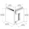 FHC Jr Glendale 135 Degree Glass-To-Glass Hinge for Shower Doors - 1/4" Tempered Glass Specs