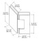FHC Venice Series 135 Deg Adjustable Glass-To-Glass Hinge for Shower Doors - 3/8" To 1/2" Glass Specs