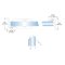 FHC Venice Jamb Mounted Hinge for Shower Doors Kit 78" Height Specs