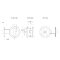 Deltana, Pocket Door Lock, Sliding Door, Round Privacy, 2-1/8" Specs