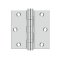 Deltana, Plain Bearing, Stainless Steel, Residential Grade, 5 Knuckle, Full Mortise Hinge, 3.5" X 3.5"