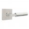Emtek S10003 Stainless Steel Hercules Lever with Square Rosette