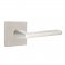 Emtek S10003 Stainless Steel Helios Lever with Square Rosette