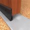 NGP 2014R Door Sweep, 1.062" Aluminum Casing with 1" Reinforced Neoprene Bulb Seal in Anodized Aluminum Finish applied to bottom of door