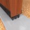 NGP 36ET Door Shoe Sweep Applied on Wooden Door 