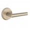 Emtek EM7106MA Mariposa Lever on #2 Rosette Tumbled White Bronze