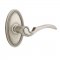 Emtek 8120 Coventry Lever with Oval Rosette Antique Nickel