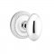 Emtek 8101 Egg Knob with Rope Rosette Polished Chrome