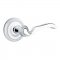 Emtek 8101 Coventry Lever with Rope Rosette Polished Chrome