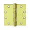 McKinney Standard Hinge Ball Bearing, 5 knuckles, Full Mortised Polished Brass (US3) Finished