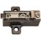 Salice Concealed Hinge, Clip Wing Mounting Plate, Quick Fixing System, Aluminum Frame, 18mm Height, Titanium Finish