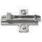 Salice Concealed Hinge, Clip Wing Mounting Plate, Quick Fixing System, Aluminum Frame, Nickel Plated
