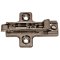 Salice Concealed Hinge, Clip Wing Mounting Plate, Quick Fixing System, Aluminum Frame, 3mm Height, Nickel-Plated