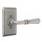 Emtek EM7103N Normandy Lever on #3 Rosette Satin Steel