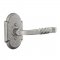 Emtek EM7101SC San Carlos Lever on #1 Rosette Satin Steel