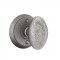 Emtek EM7102SV Savannah Knob on #2 Rosette Satin Steel