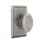 Emtek EM7103SV Savannah Knob on #3 Rosette Satin Steel