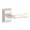 Emtek 8161 Wembley Lever with Wilshire Rosette Satin Nickel