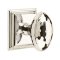 Emtek Hammered Egg Door Knob, Modern Designer Brass, Wilshire, Polished Nickel - Lifetime (US14) Finish