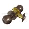 Accentra Door Handle 4600LN, California Knob, Dark Oxidized Satin Bronze - Equivalent Finish