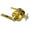 Accentra Door Handle 4600LN, Reflection Lever, Bright Brass Finish
