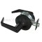 Accentra Door Handle 4700LN, Augusta Lever, Black Suede Powder Coat Finish