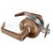 Accentra Door Handle 4700LN, Augusta Lever, Satin Bronze Finish