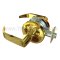 Accentra Door Handle 4700LN, Pacific Beach Lever, Bright Brass Finish
